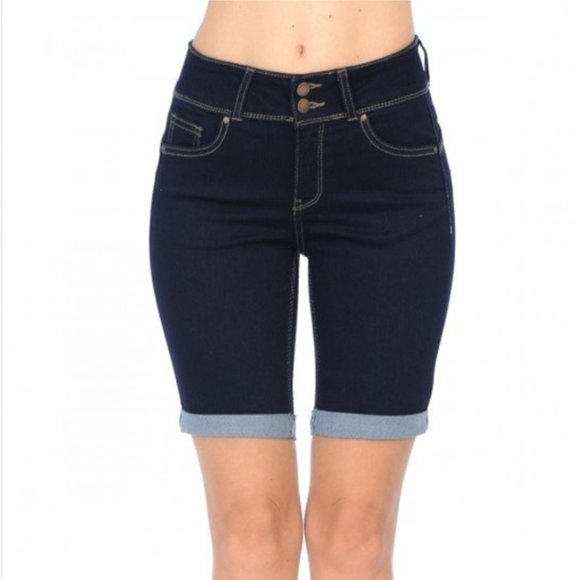 Wax Jean Shorts Wax Jean Womens High Rise Bermuda Poshmark